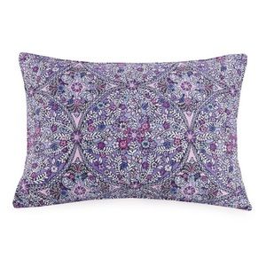Vera Bradley - standard Kaleidoscope pillow sham purple NWT